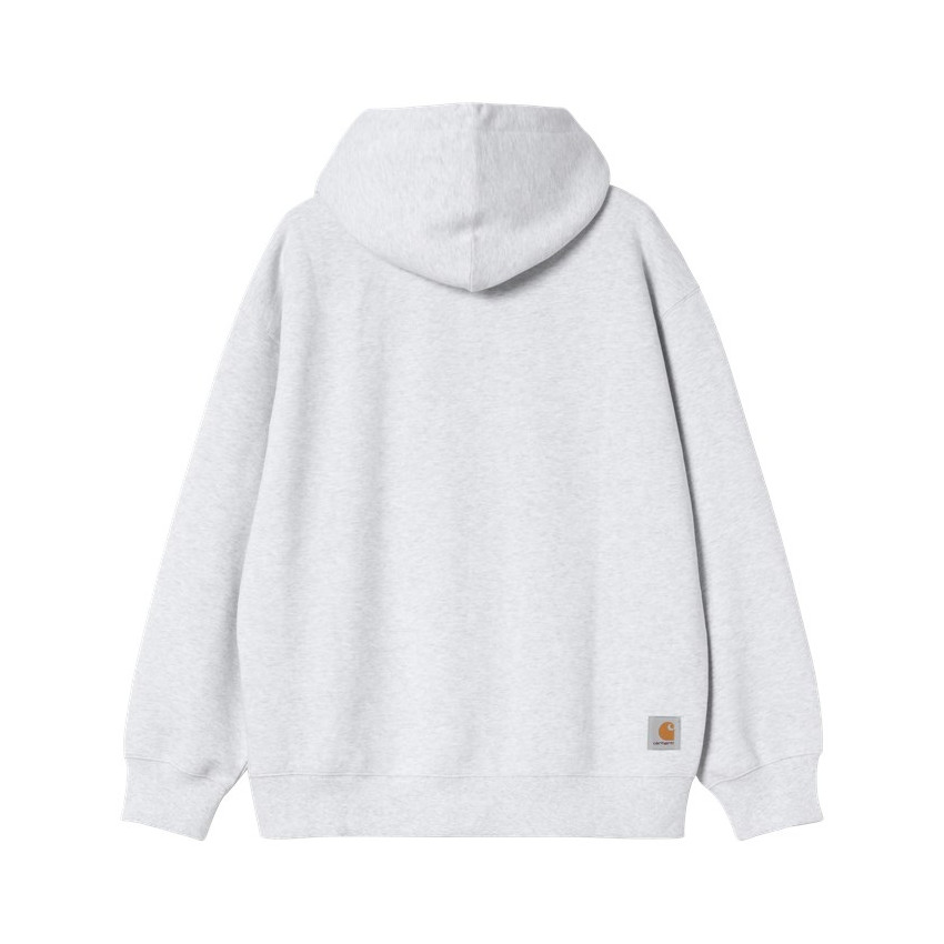 Sweat à Capuche Zippé Carhartt Wip Homme MINI WIP Gris Clair Cloane Vannes I035619 48206