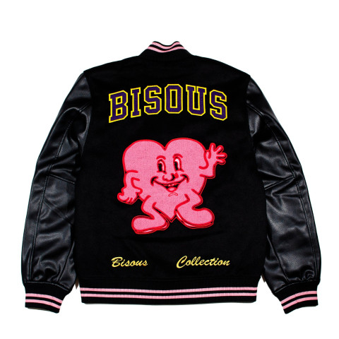 Blouson Bisous Skateboard Homme VARSITY Noir Cloane Vannes