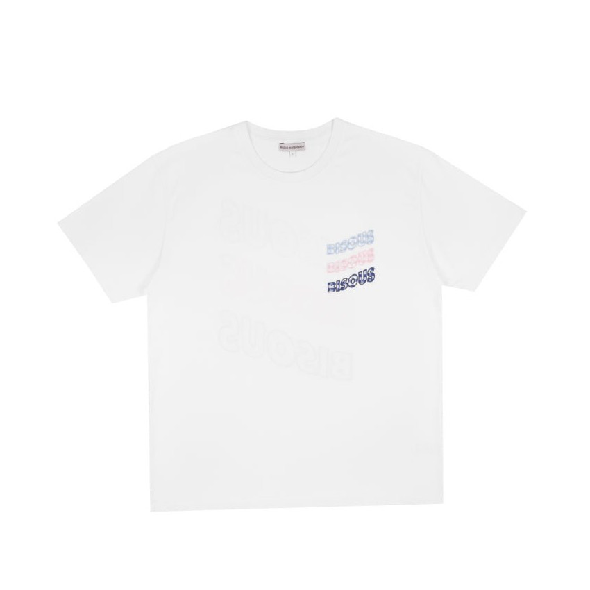 T-Shirt Homme Bisous Skateboards SONICS VICHY Blanc Cloane Vannes