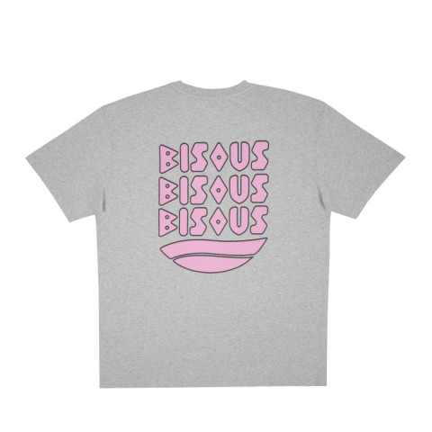 T-Shirt Homme Bisous Skateboards CAP D'AGDE Gris Cloane Vannes