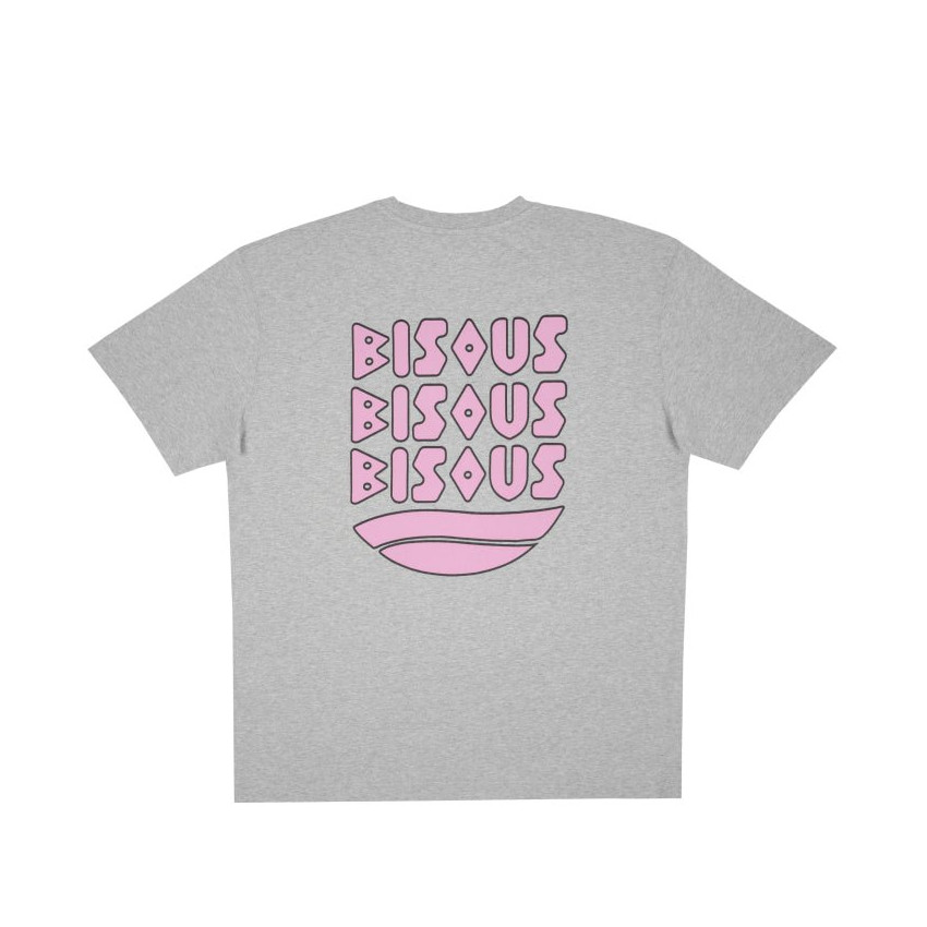 T-Shirt Homme Bisous Skateboards CAP D'AGDE Gris Cloane Vannes