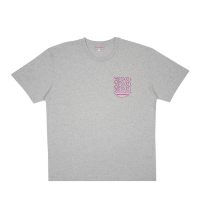 T-Shirt Homme Bisous Skateboards CAP D'AGDE Gris Cloane Vannes