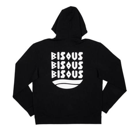 Sweat à Capuche Bisous Skateboards Homme CAP D'AGDE Noir Cloane Vannes
