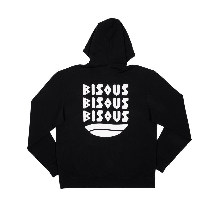 Sweat à Capuche Bisous Skateboards Homme CAP D'AGDE Noir Cloane Vannes