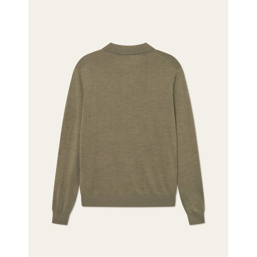 Polo ML Homme Les Deux GREYSON Kaki Cloane Vannes