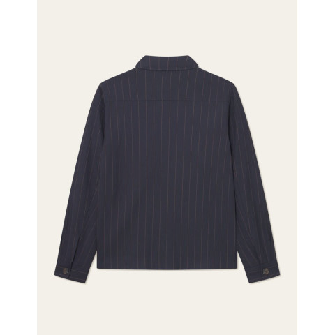 Veste Homme Les Deux MARSEILLE PINSTRIPE Bleu Marine Cloane Vannes 1000799 460