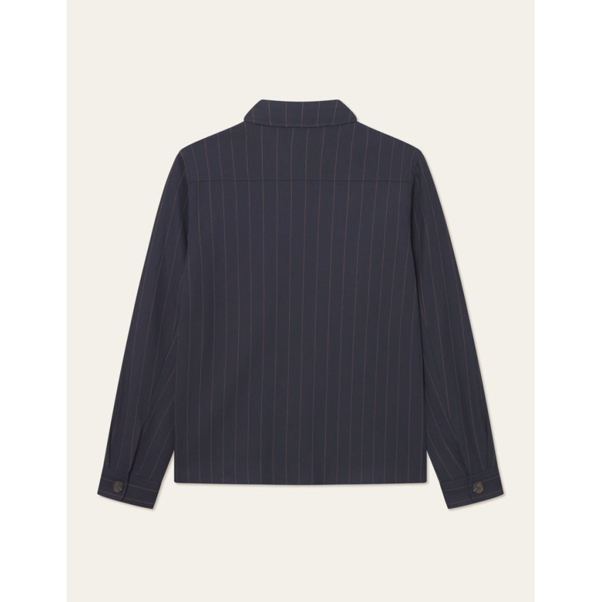 Veste Homme Les Deux MARSEILLE PINSTRIPE Bleu Marine Cloane Vannes 1000799 460