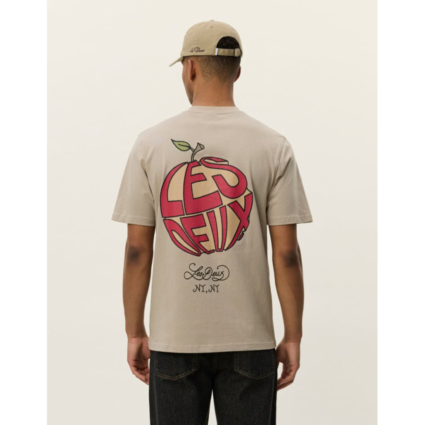 T-Shirt Homme Les Deux ORCHARD Sable Cloane Vannes