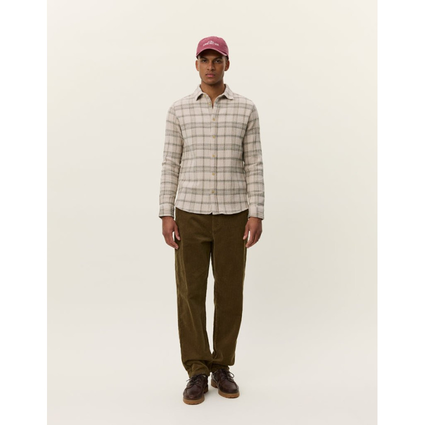 Chemise Homme Les Deux KASH CHECK Beige Cloane Vannes 1000557 815