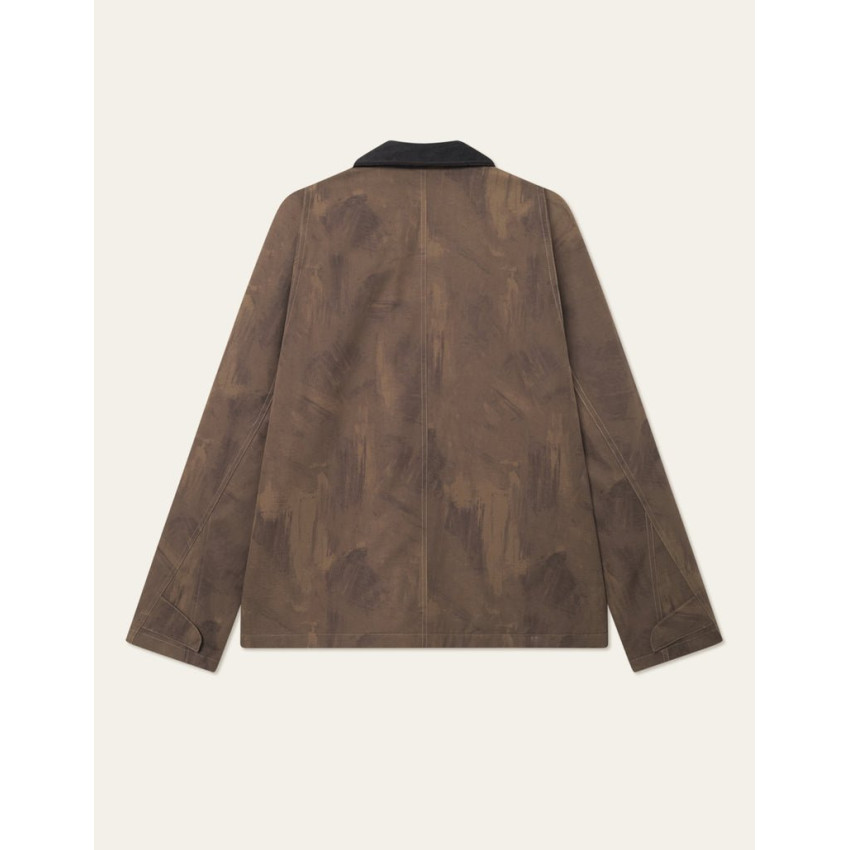 Manteau Homme Les Deux MONTANA AOP Marron Cloane Vannes 1000374 826