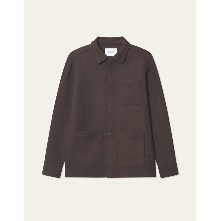 Veste Homme Les Deux JASON SOLID Marron Cloane Vannes 1000573 844