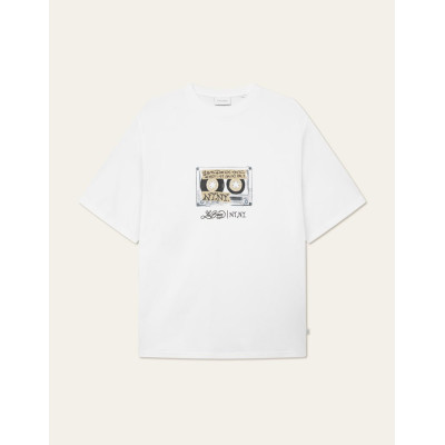 T-Shirt Les Deux Homme MIX TAPE Blanc Cloane Vannes 1000737 201