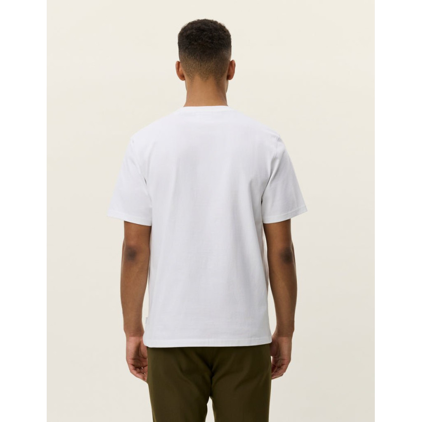 T-Shirt Les Deux Homme MIX TAPE Blanc Cloane Vannes 1000737 201