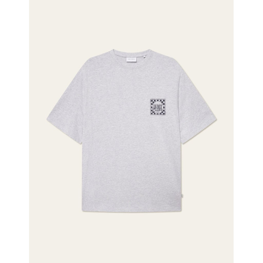 T-Shirt Les Deux Homme GOODS Gris Clair Cloane Vannes 1000501