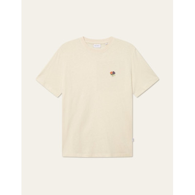 T-Shirt Les Deux Homme FELIPE PATCH Ivoire Cloane Vannes 1000388 215