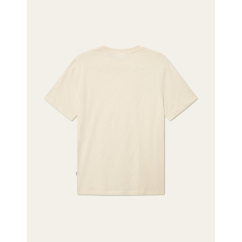 T-Shirt Les Deux Homme FELIPE PATCH Ivoire Cloane Vannes 1000388 215