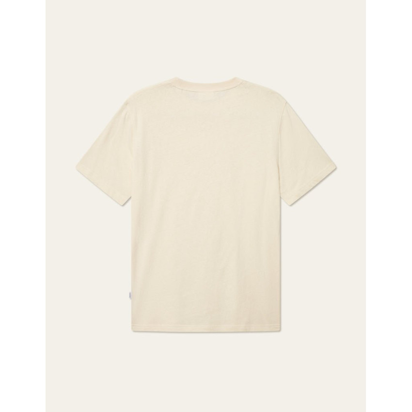 T-Shirt Les Deux Homme FELIPE PATCH Ivoire Cloane Vannes 1000388 215