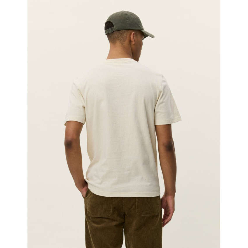 T-Shirt Les Deux Homme FELIPE PATCH Ivoire Cloane Vannes 1000388 215