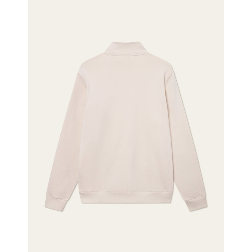 Sweat Demi Zip Homme Les Deux FELIPE PATCH Ivoire Cloane Vannes 1000390 215