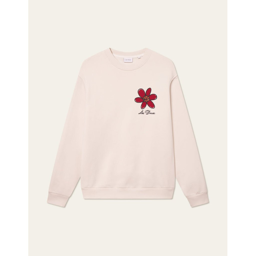 Sweat Homme Les Deux FLOWER BASKET Ivoire Cloane Vannes 1000836 215