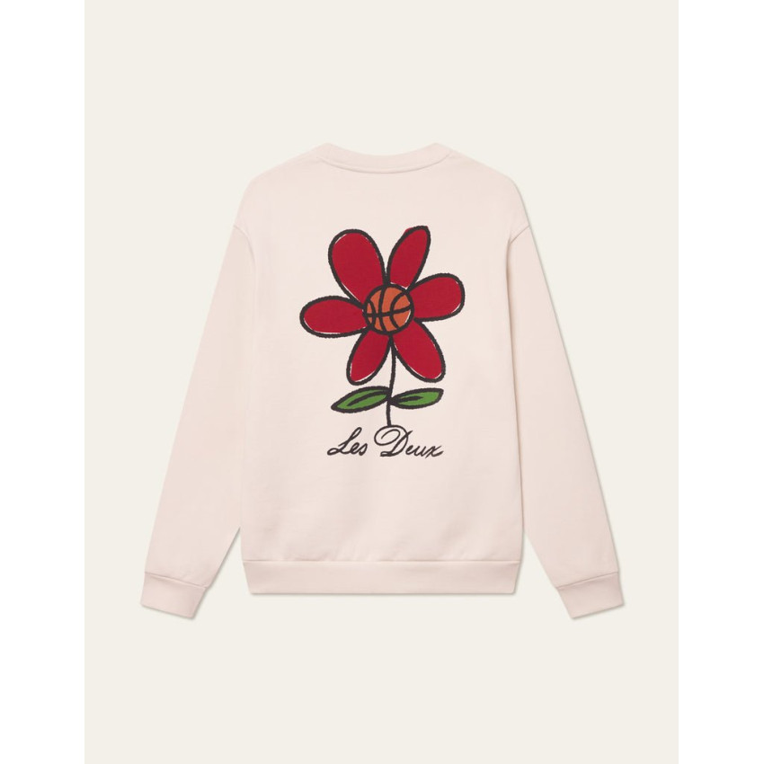 Sweat Homme Les Deux FLOWER BASKET Ivoire Cloane Vannes 1000836 215