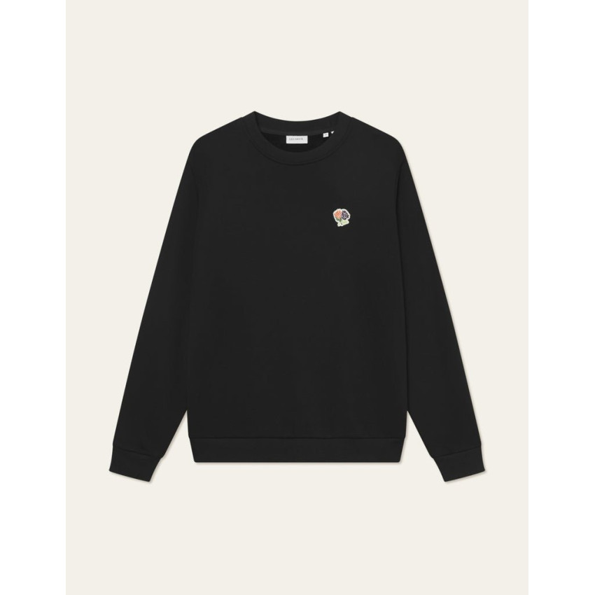 Sweat Homme Les Deux FELIPE PATCH Noir Cloane Vannes 1000389 100