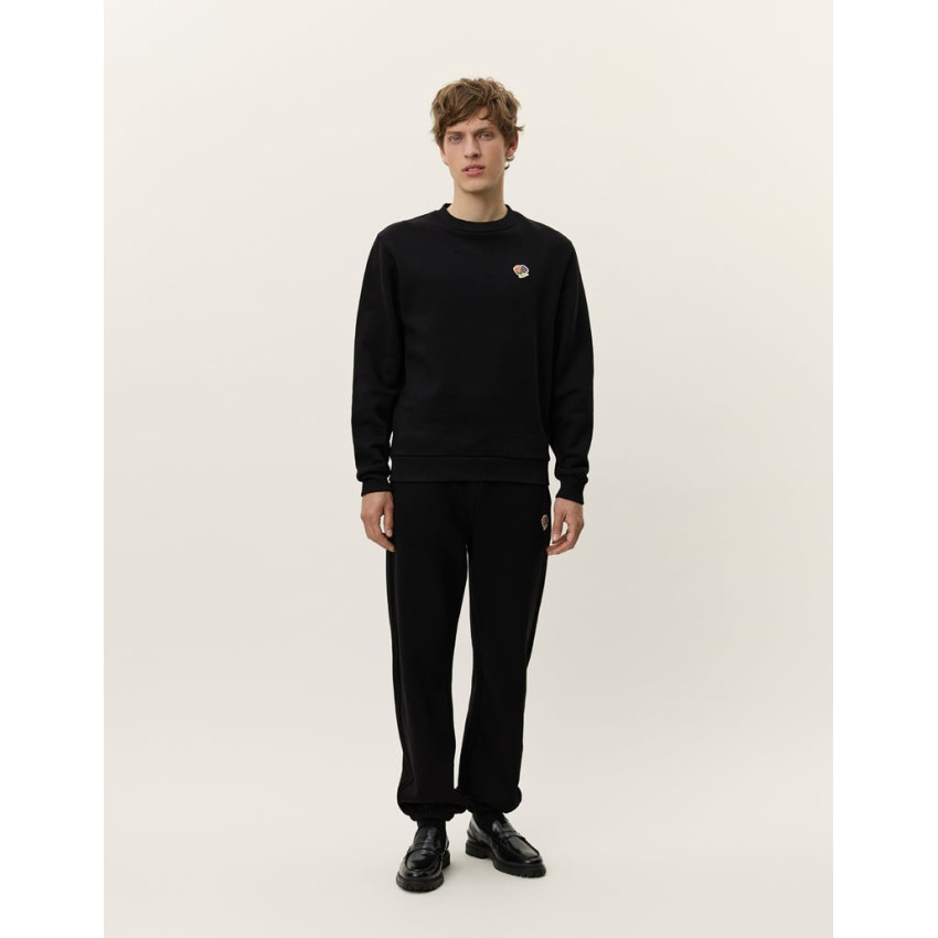 Sweat Homme Les Deux FELIPE PATCH Noir Cloane Vannes 1000389 100