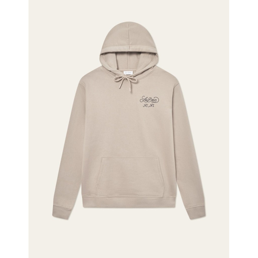 Sweat à Capuche Les Deux Homme ORCHARD Beige Cloane Vannes 1000718 810