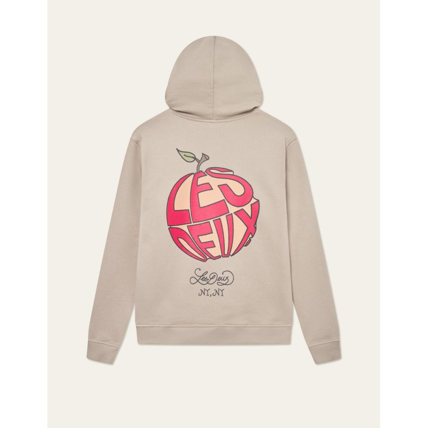 Sweat à Capuche Les Deux Homme ORCHARD Beige Cloane Vannes 1000718 810