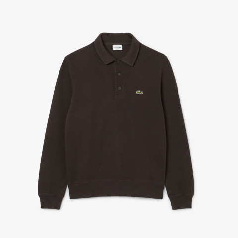 Sweat Homme Lacoste COL POLO Marron Cloane Vannes SH5781