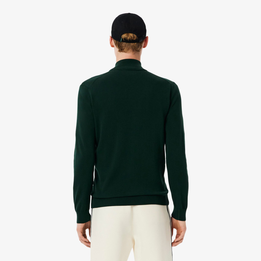 Pull Zippé Homme Lacoste CLASSIC Vert Foncé Cloane Vannes