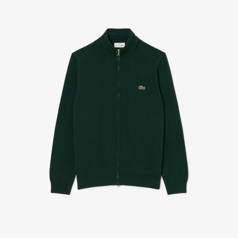 Pull Zippé Homme Lacoste CLASSIC Vert Foncé Cloane Vannes