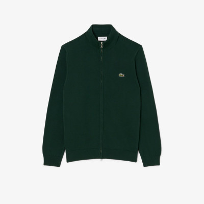 Pull Zippé Homme Lacoste CLASSIC Vert Foncé Cloane Vannes