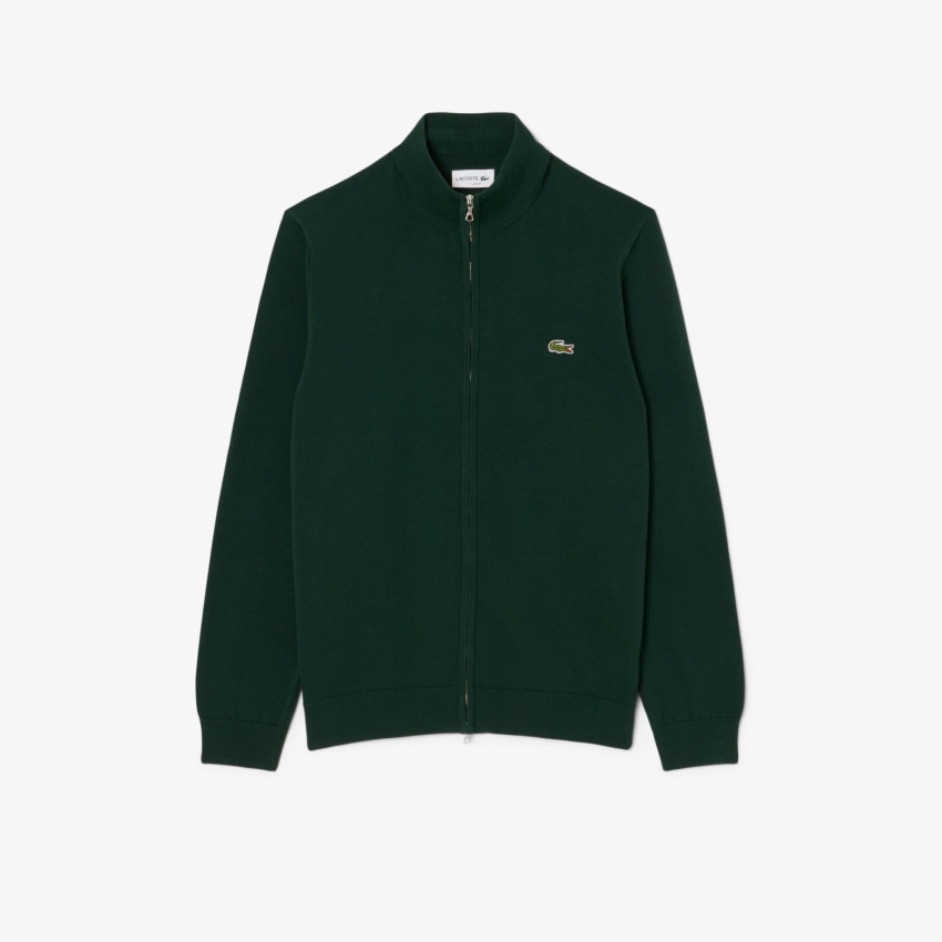 Pull Zippé Homme Lacoste CLASSIC Vert Foncé Cloane Vannes