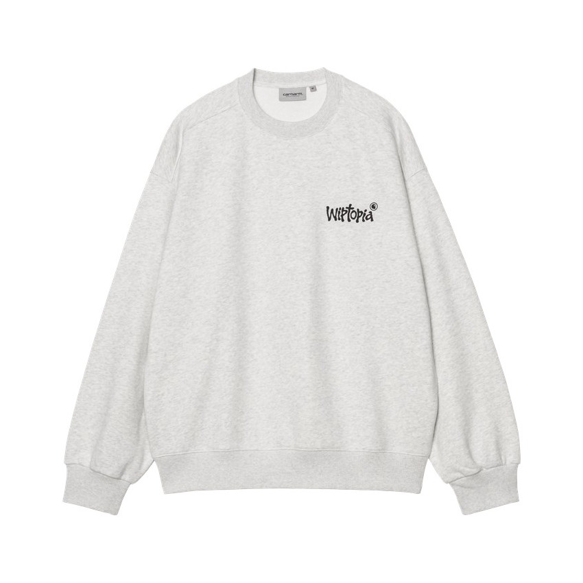 Sweat Homme Carhartt Wip WIPTOPIA Gris Clair Cloane Vannes I035644