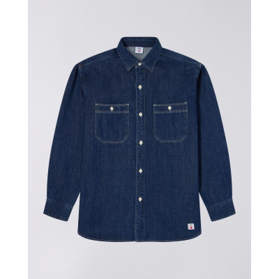 Chemise Homme Edwin WORK Denim Dark Cloane Vannes I035112