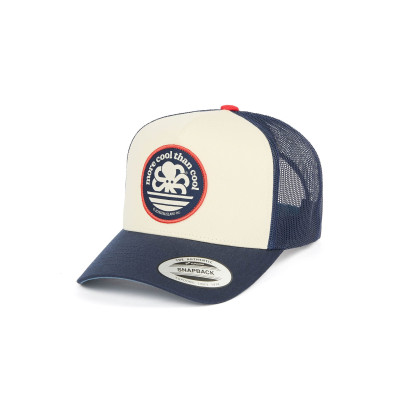 Casquette Jonsen Island Homme TRUCKER COOL COCONUT Bleu Marine Cloane Vannes