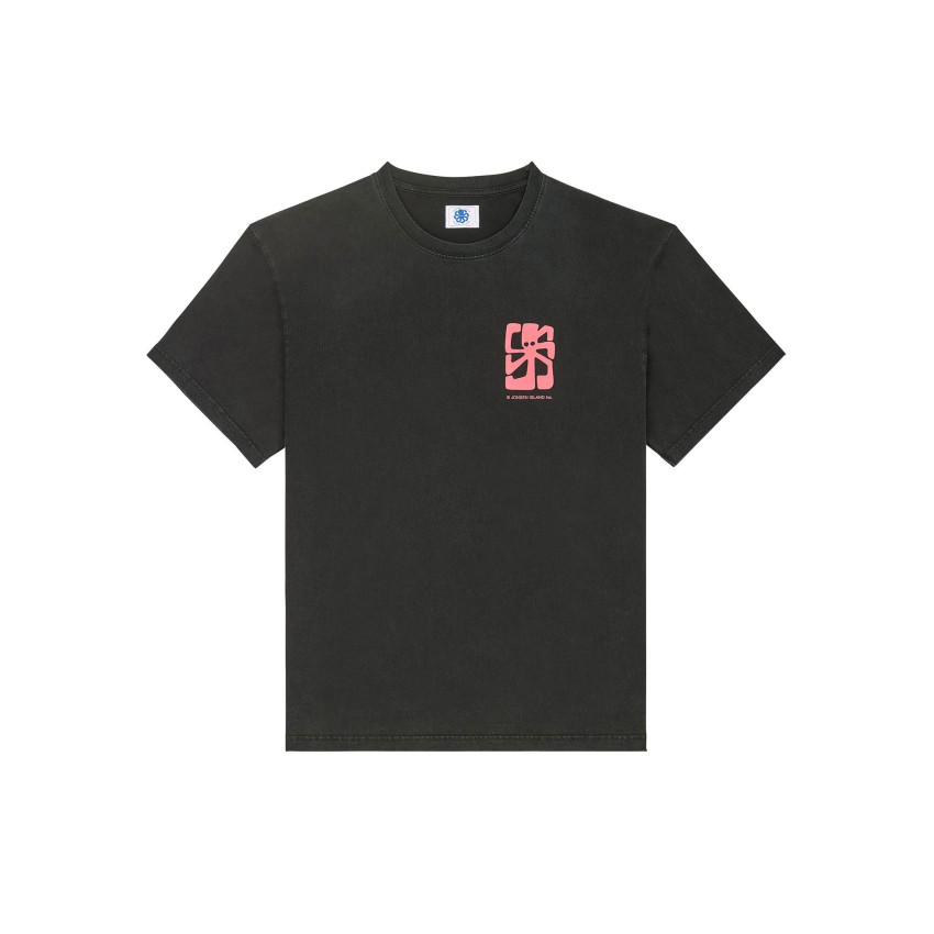 T-Shirt Homme Jonsen Island THE ARTIST Noir Délavé Cloane Vannes