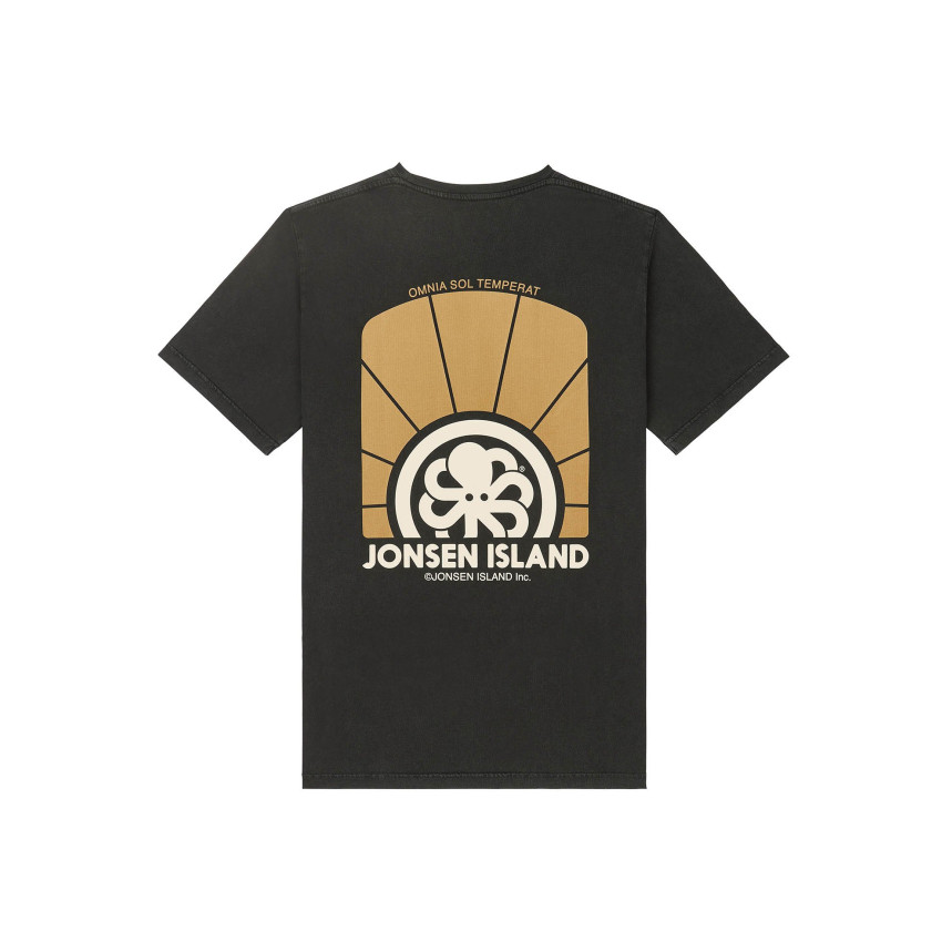 T-Shirt Homme Jonsen Island OMNIA SOL Noir Cloane Vannes