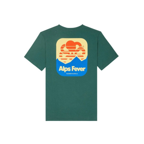 T-Shirt Homme Jonsen Island ALPS FEVER Vert Cloane Vannes