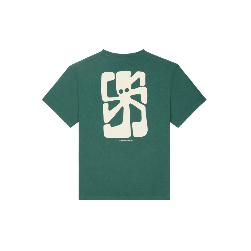 T-Shirt Homme Jonsen Island THE ARTIST Vert Cloane Vannes