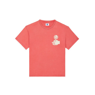 T-Shirt Homme Jonsen Island FLOWER LOVE Rouge Cloane Vannes