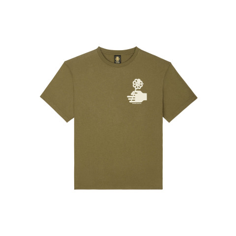 T-Shirt Homme Jonsen Island FLOWER LOVE Vert Cloane Vannes