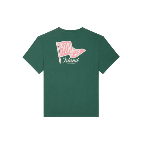T-Shirt Homme Jonsen Island FLAG COLOR Vert Cloane Vannes