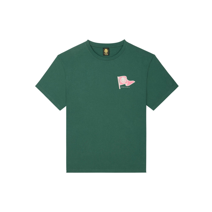 T-Shirt Homme Jonsen Island FLAG COLOR Vert Cloane Vannes
