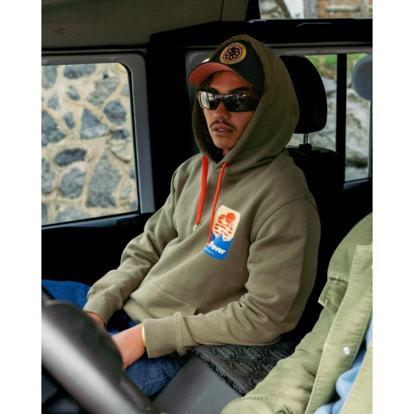 Sweat à Capuche Jonsen Island Homme CLASSIC ALPS Vert Cloane Vannes