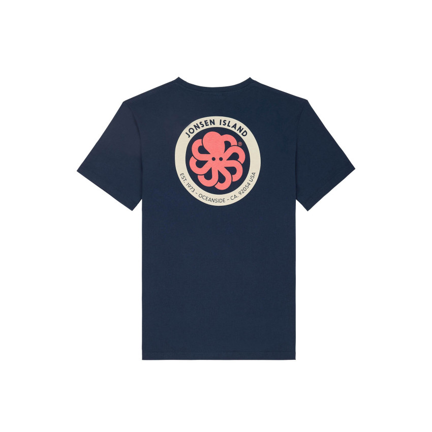 T-Shirt Homme Jonsen Island AUTHENTIC DIAMOND Bleu Marine Cloane Vannes