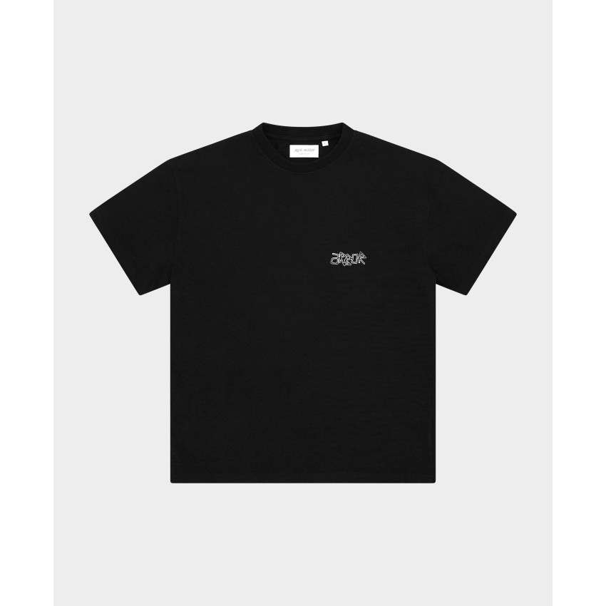T-Shirt Mixte Arbor Antwerp MINIMAL LOGO Noir Cloane Vannes