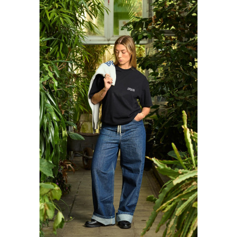 T-Shirt Mixte Arbor Antwerp MINIMAL LOGO Noir Cloane Vannes