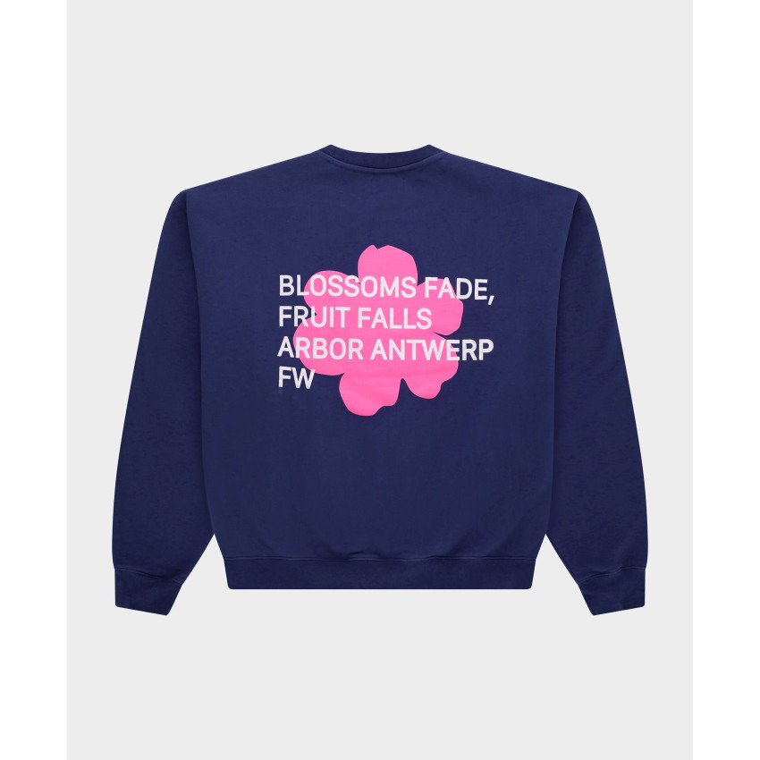 Sweat Arbor Antwerp Mixte BLOSSOMS Bleu Cloane Vannes